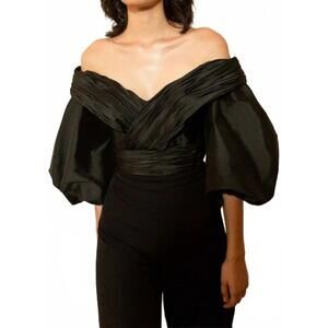 NEW ANDRES OTALORA poesia top in black
